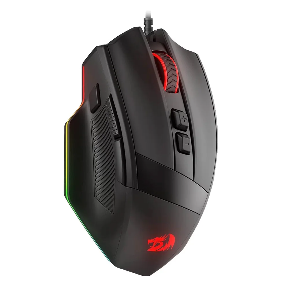 Mouse Gamer Redragon Stealth M923-wl Sem Fio 24000 Dpi Sensor Óptico RGB Bluetooth 2.4ghz Preto Mouse Gamer Redragon Stealth M923-wl Sem Fio 24000 Dpi Sensor Óptico RGB Bluetooth 2.4ghz Preto