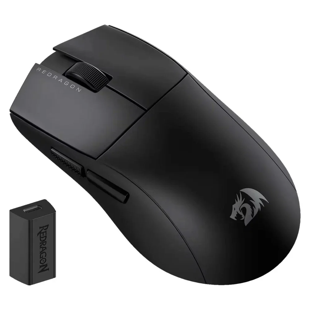 Mouse Gamer Redragon King Pro M916w-pro Wireless 26000 Dpi Sensor Óptico Bluetooth 2.4ghz Usb-c Preto Mouse Gamer Redragon King Pro M916w-pro Wireless 26000 Dpi Sensor Óptico Bluetooth 2.4ghz Usb-c Preto