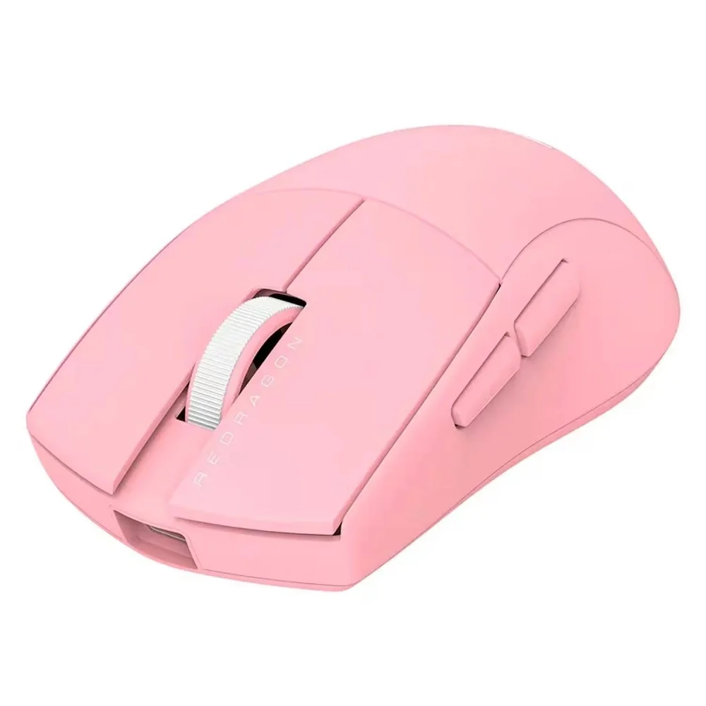 Imagem 4 de 4 do produto Mouse Gamer Redragon King Pro M916p-pro 26000 Dpi Usb-c Sem Fio Bluetooth RGB Rosa Leve Ergonômico
