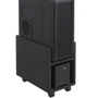 Kit 04 Suportes Para Cpu E Nobreak Com Rodízios Guide L03 Preto - Lyam Decor