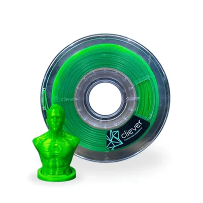 Filamento Impressora 3d 1kg Pla Verde Fluorescente Premium Cliever