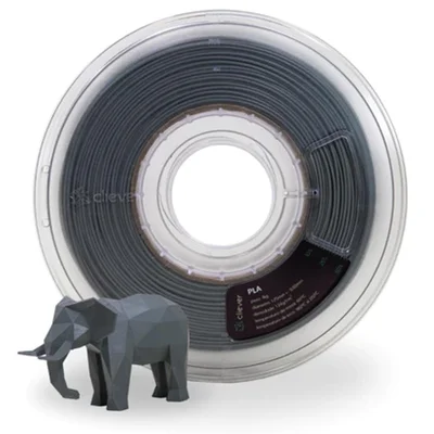 Filamento Impressora 3d 1kg Pla Cinza Premium Cliever