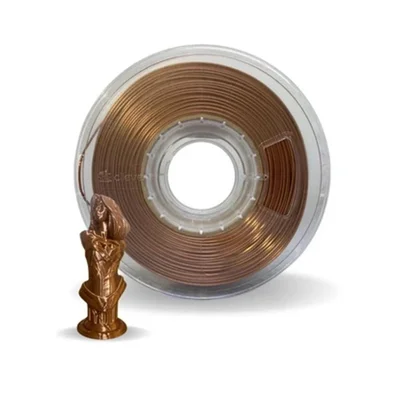 Filamento Impressora 3d 1kg Pla Silk Bronze Cliever