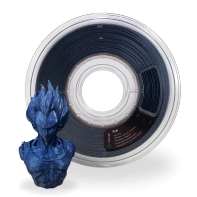 Filamento Impressora 3d 1kg Pla Azul Escuro Perolado Premium Cliever