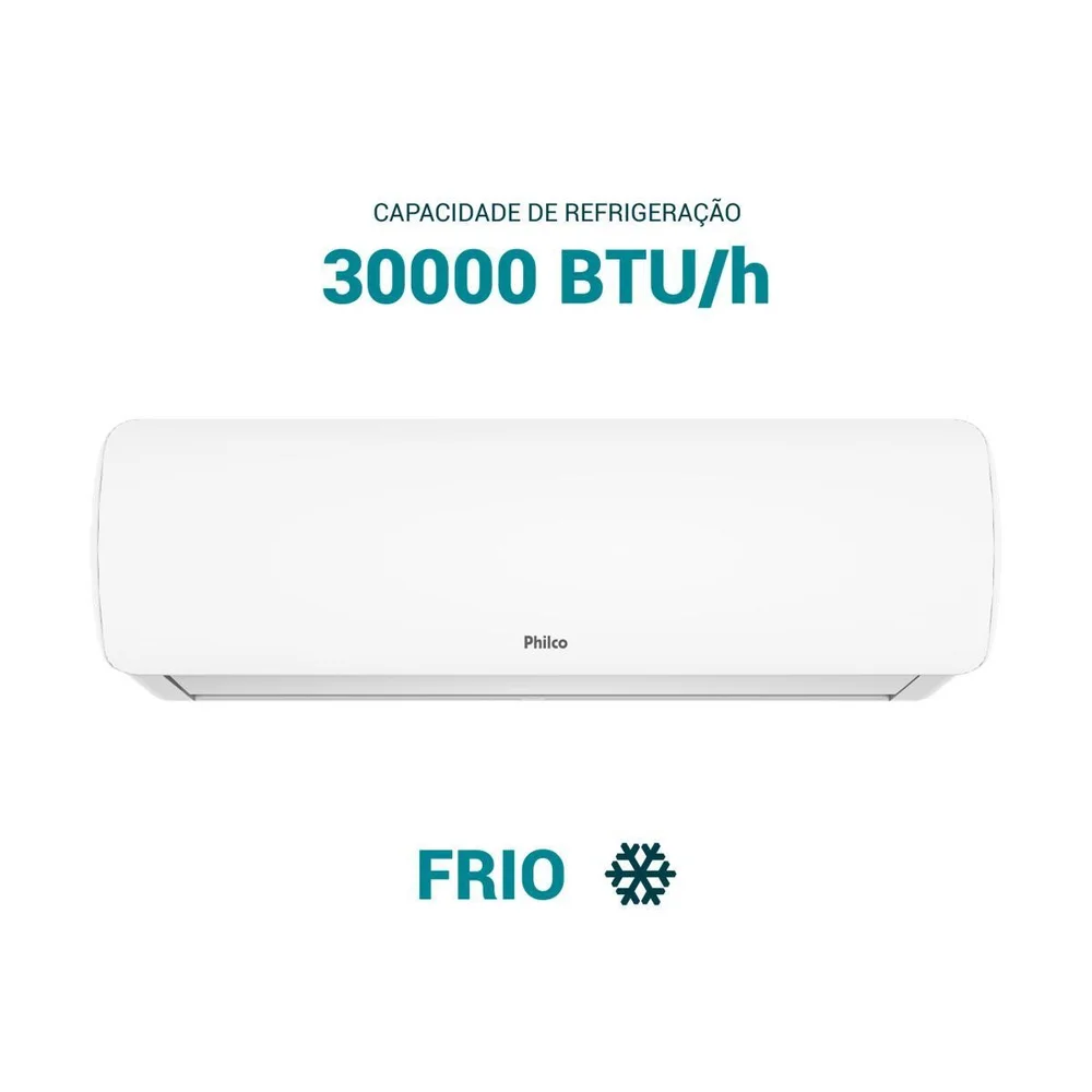 Imagem 3 de 5 do produto Ar Condicionado Split Philco 30.000 Btus Pac30fi Frio 220v
