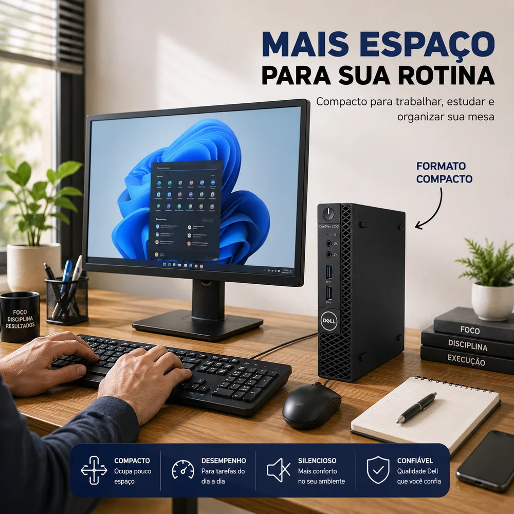 Mini PC Dell Optiplex 3050 i3 8GB SSD 128GB