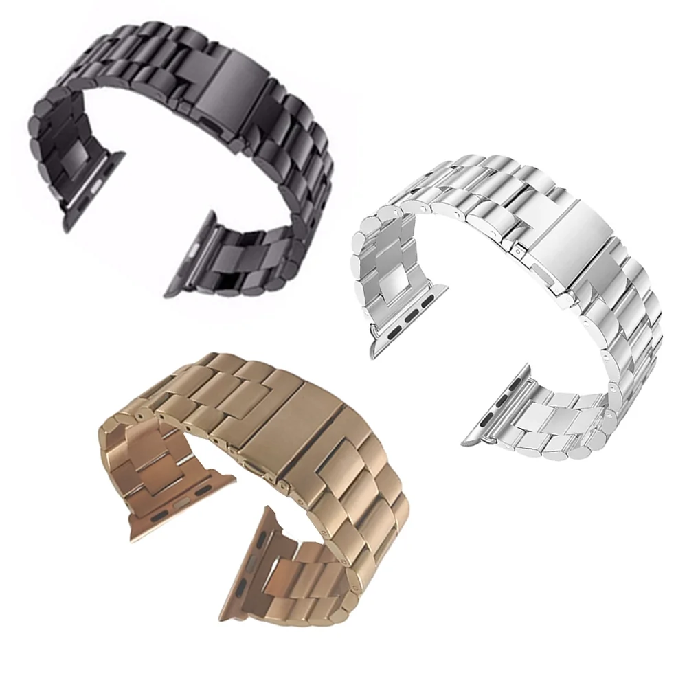 Pulseira Para Smartwatch Kit 3 Unidades Aço Elo Smartband Relogio Inteligente Acessorio