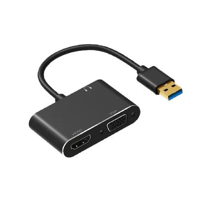 Conversor Video Usb 3.0 / HDMI E Vga Multitela