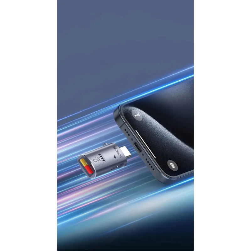 Imagem 5 de 5 do produto Adaptador Otg Ad-231c Type-c Para Micro Sd + Type-c 3.1 Leitor De Cartão E Transferência De Dados Para Smartphone