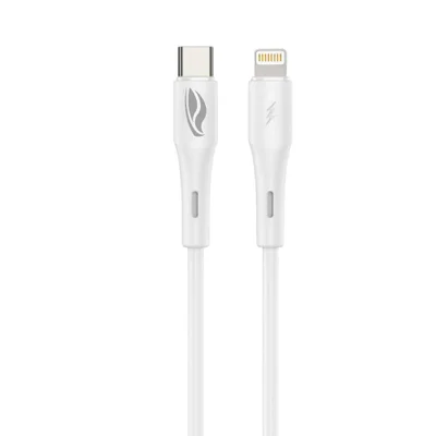 Cabo C3tech Usb Tipo- C / Lightning 1m Cb-cl300wh - Branco