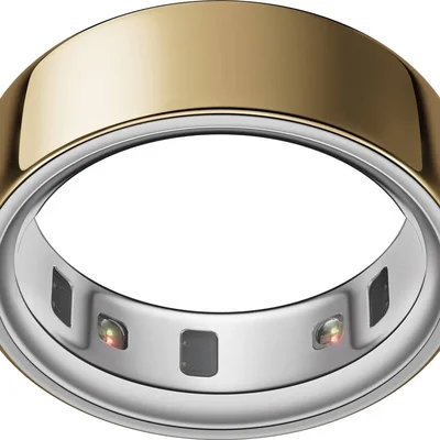 Anel Inteligente Smart Ring Oura Ring 4 Dourado Gold Tamanho 7