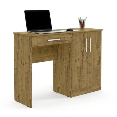 Mesa Para Computador Th Shop Moderno 1 Gaveta 120cm Nature Casah