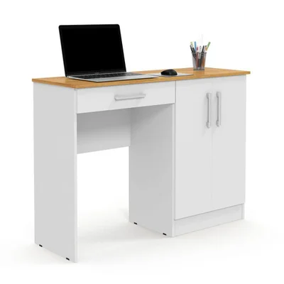 Escrivaninha Brisa Th Shop 1 Gaveta Mdf Mdp 120cm Branco Cinamomo Casah