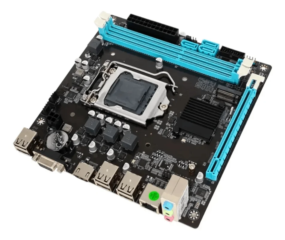 Placa Mae Bluecase H61 Ddr3 M.2 Nvme Rede 10/100/1000 LGA 1155 Bmbh61-g2hg-itx Oem
