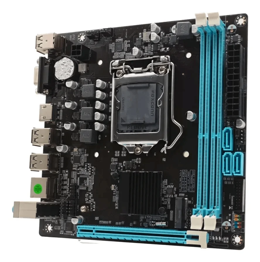 Placa Mae Bluecase H61 Ddr3 M.2 Nvme Rede 10/100/1000 LGA 1155 Bmbh61-g2hg-itx Oem