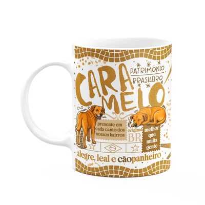 Caneca Do Brasil - Cachorro Caramelo - 325ml