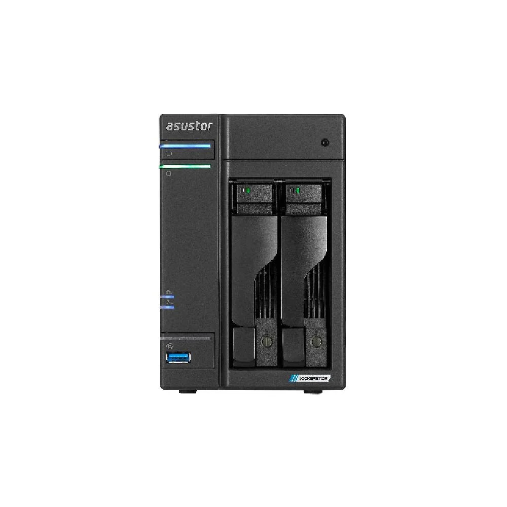 Storage Asustor Lockestor Gen2+ Intel Celeron N5105 4gb Ddr4 2 Baias S/ Hd - As6702t V2