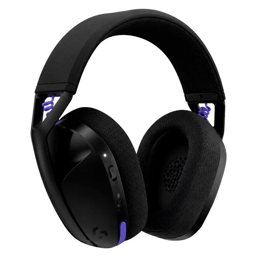 Headset Gamer Logitech G321 981-001562 Sem Fio Wireless Bluetooth Usb Preto Microfone Integrado Áudio Estéreo Confortável