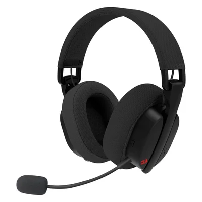 Headset Gamer Redragon Luce H888 Preto Som Estéreo Alta Fidelidade Microfone Ajustável Confortável LED RGB Usb P3