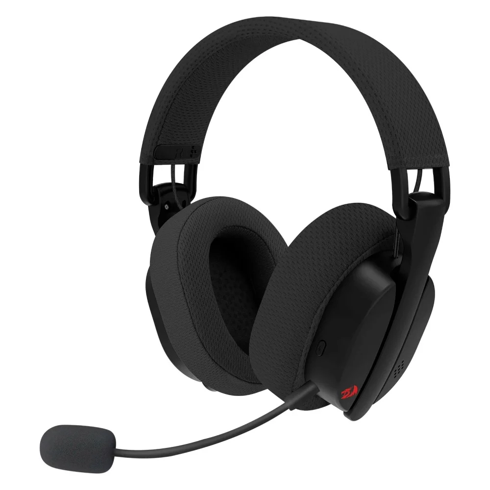 Headset Gamer Redragon Luce H888 Preto Som Estéreo Alta Fidelidade Microfone Ajustável Confortável LED RGB Usb P3 Headset Gamer Redragon Luce H888 Preto Som Estéreo Alta Fidelidade Microfone Ajustável Confortável LED RGB Usb P3