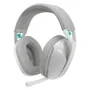Headset Gamer Logitech G321 Lightspeed 981-001568 Wireless Bluetooth Branco Microfone Integrado Áudio Espacial 3d Bateria Longa Duração Conf
