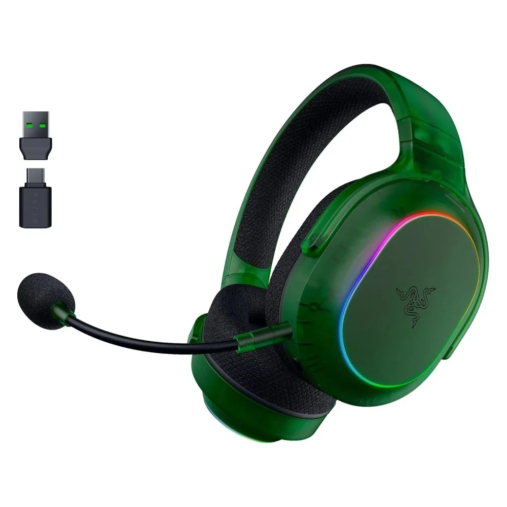 Headset Gamer Razer Barracuda X Chroma Rz04-05220300-r3u1 Sem Fio Bluetooth Wireless RGB Chroma 7.1 Surround Verde Headset Gamer Razer Barracuda X Chroma Rz04-05220300-r3u1 Sem Fio Bluetooth Wireless RGB Chroma 7.1 Surround Verde