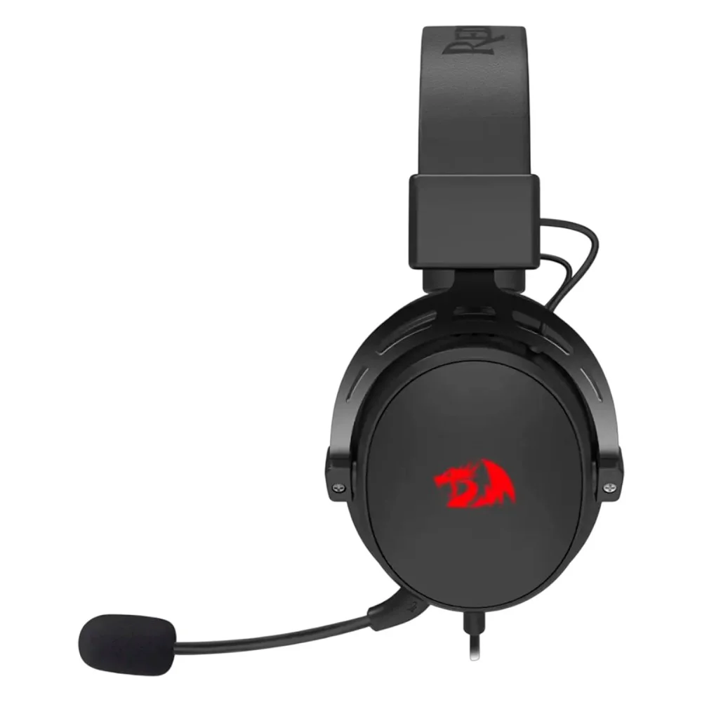 Imagem 2 de 4 do produto Headset Gamer Redragon Cragblade H541 3.5mm P3 P2 Drivers 50mm Microfone Ajustável Preto Confortável PC Console