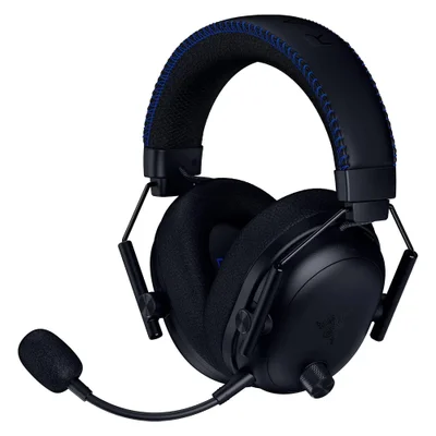 Headset Gamer Razer Blackshark V3 Pro Rz04-05400500-r3ua Sem Fio Bluetooth 2.4ghz Ps5 PC Preto RGB Áudio Espacial Thx