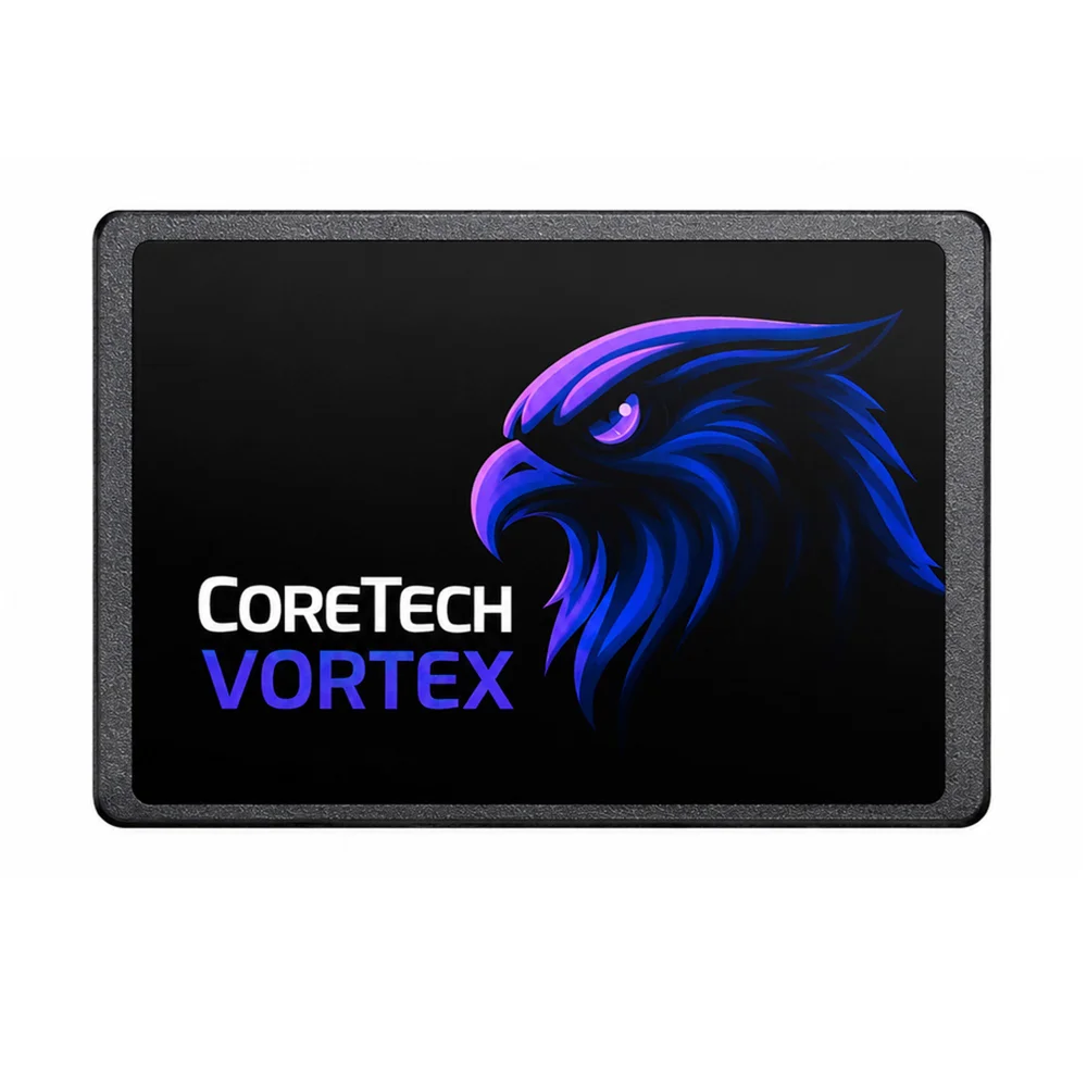 Imagem 4 de 5 do produto SSD Coretech Vortex, Sata Iii, 256gb, 2.5", Leitura 400mb/s, Gravação 350mb/s, Preto