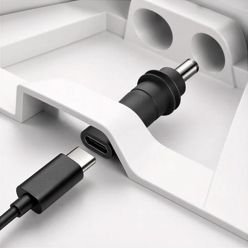 Imagem 4 de 5 do produto Adaptador Usb-c Para Starlink Mini Com Power Delivery 100w E Conector 5.5mm - Verde