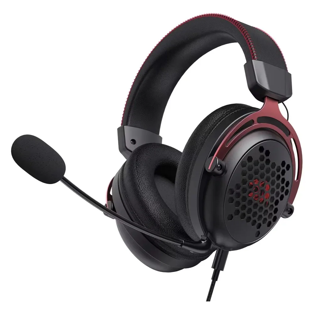 Imagem 4 de 4 do produto Headset Gamer Redragon H386 Diomedes Usb Jack 3.5mm Som Estéreo Microfone Retrátil Preto Confortável PC Console