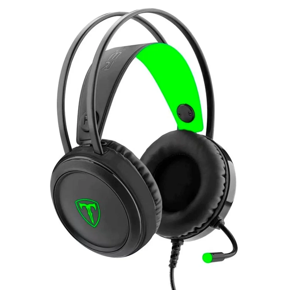 Imagem 3 de 4 do produto Headset Gamer T-dagger T-rgh202 Ural Usb 3.5mm P2 LED RGB Microfone Ajustável Som Estéreo Preto Confortável