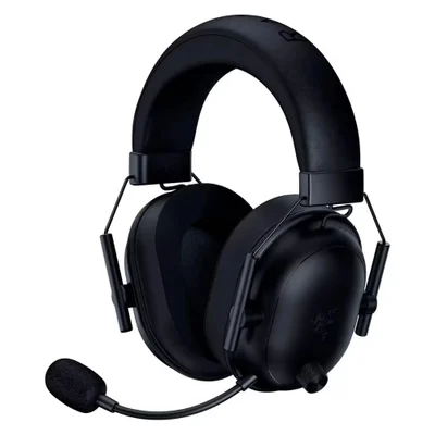 Headset Gamer Razer Blackshark V2 Hyperspeed Rz04-04960100-r3u1 Sem Fio Bluetooth 2.4ghz Tri-mode Microfone Cancelamento Ruído Preto