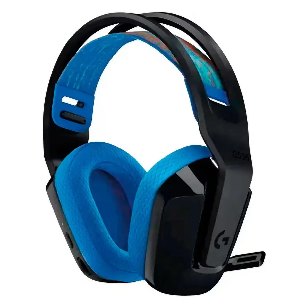 Imagem 2 de 3 do produto Headset Gamer Sem Fio Logitech G535 939-002218 Lightspeed Usb Microfone Integrado Bateria 33h Azul