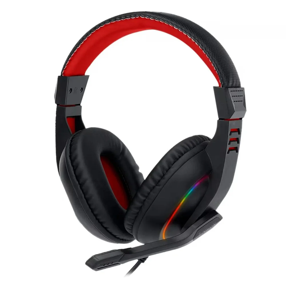 Imagem 2 de 5 do produto Headset Gamer Redragon Ares H120 P2 Com Adaptador 3.5mm Preto Com Microfone Ajustável Áudio Estéreo Confortável