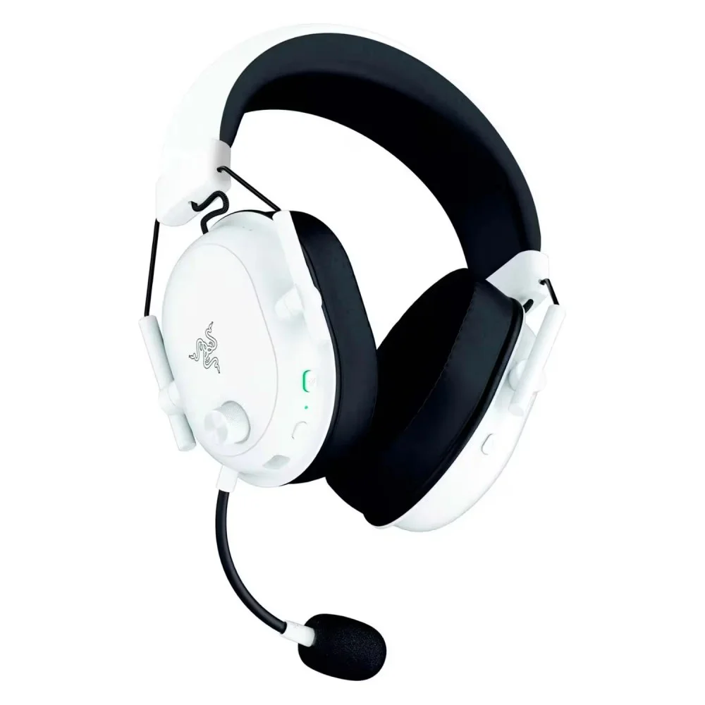 Headset Gamer Sem Fio Razer Blackshark V2 Hyperspeed Rz04-04960200-r3u1 Bluetooth 2.4ghz Microfone Branco