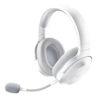 Headset Gamer Sem Fio Razer Barracuda X Rz04-04430200-r3u1 Bluetooth Usb-c Trifocus 7.1 Branco Microfone Desmontável