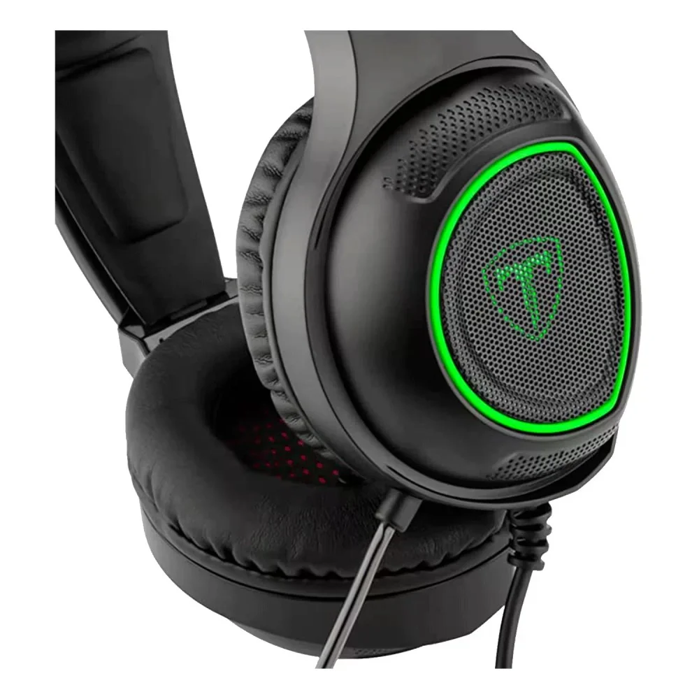 Imagem 2 de 5 do produto Headset Gamer T-dagger Atlas T-rgh201 Usb Som Estéreo 7.1 Iluminação LED Microfone Ajustável Preto