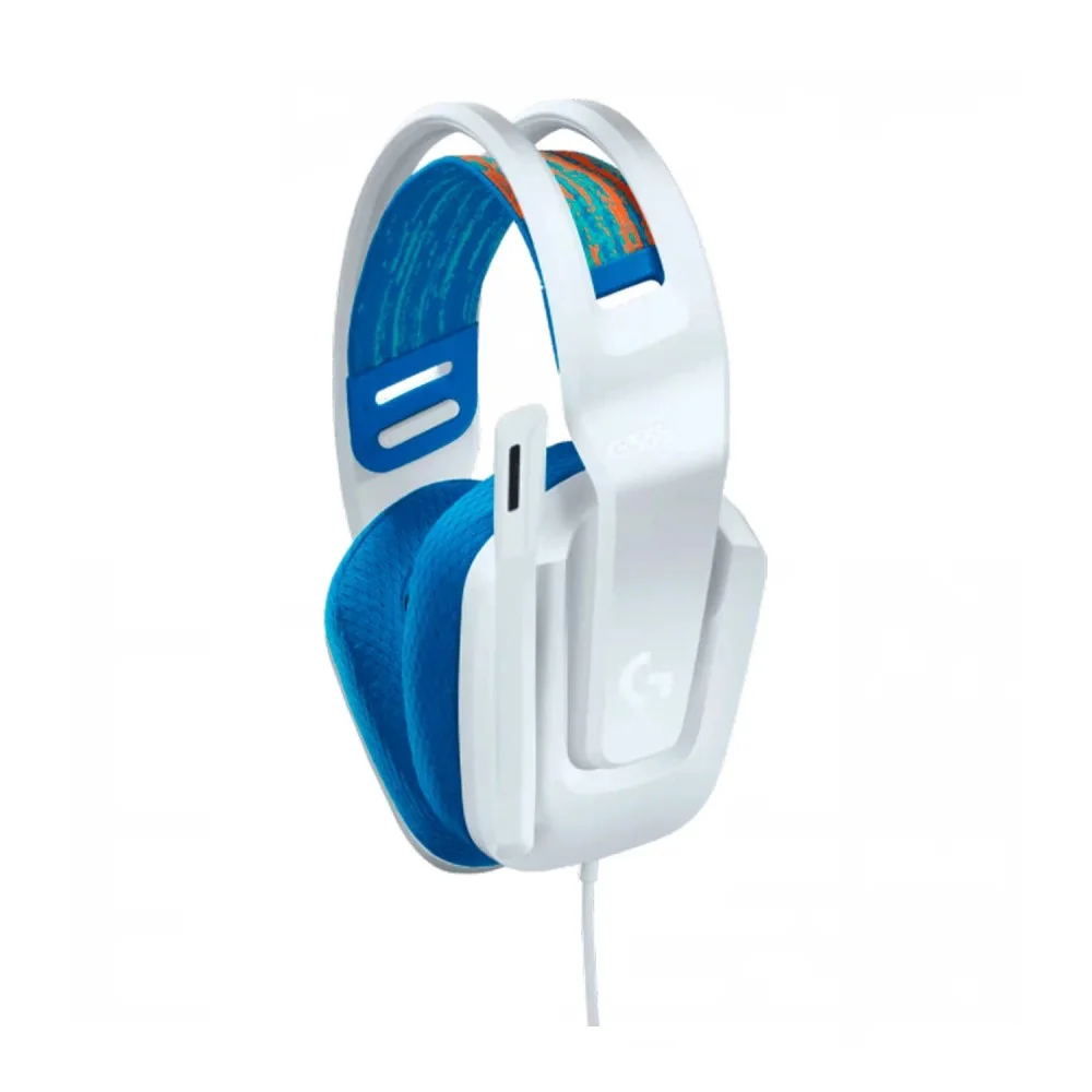 Imagem 2 de 3 do produto Headset Gamer Logitech G335 981-001017 P2 3.5mm Microfone Ajustável Leve Confortável Branco