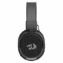Headset Gamer Sem Fio Redragon Arrow H858 Wireless Preto 2.4ghz Usb Bateria Recarregável Microfone Embutido Surround