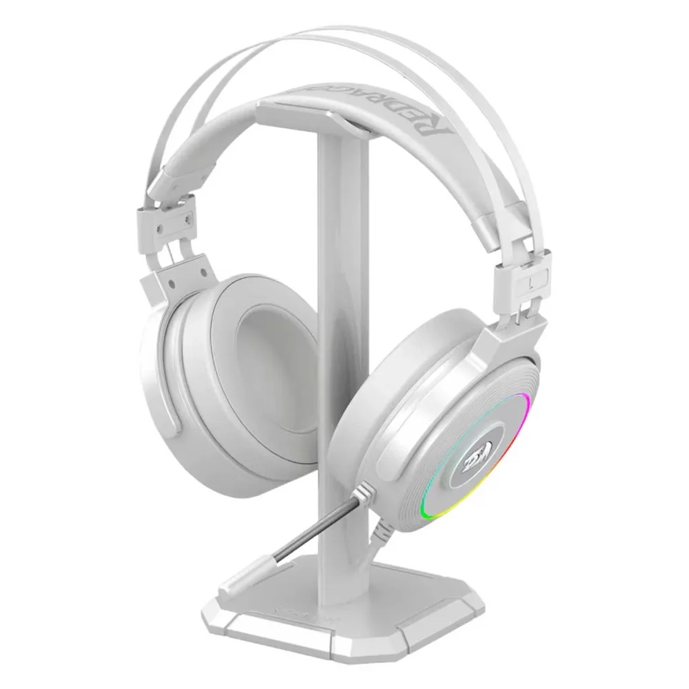 Imagem 5 de 5 do produto Headset Gamer Redragon Lamia 2 H320w-RGB Usb 7.1 Virtual Surround Microfone RGB Branco