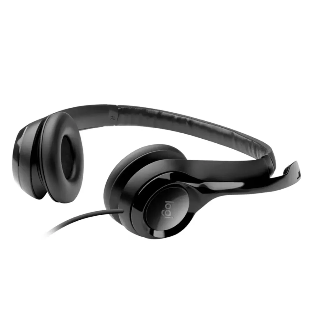 Imagem 2 de 3 do produto Headset Logitech H390 981-000014 Usb Com Microfone Com Redução De Ruído Controle De Volume Fio Preto