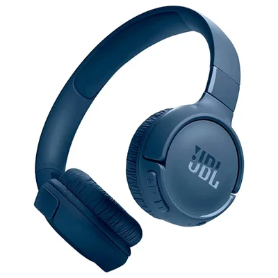 Fone De Ouvido Sem Fio Jbl Tune 520bt Bluetooth 5.3 Pure Bass Microfone 57h Bateria Azul