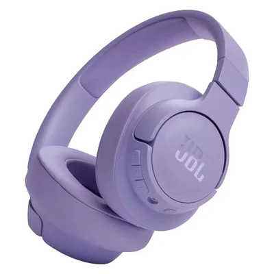 Fone De Ouvido Sem Fio Jbl Tune 720bt Bluetooth 5.3 Pure Bass Microfone 76h Bateria Roxo