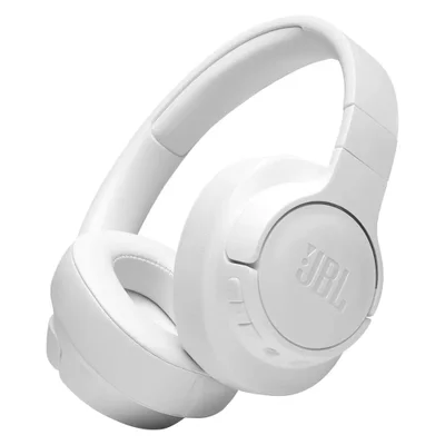 Fone De Ouvido Sem Fio Jbl Tune T720bt Bluetooth 5.3 Pure Bass Dobrável Microfone 76h Bateria Branco