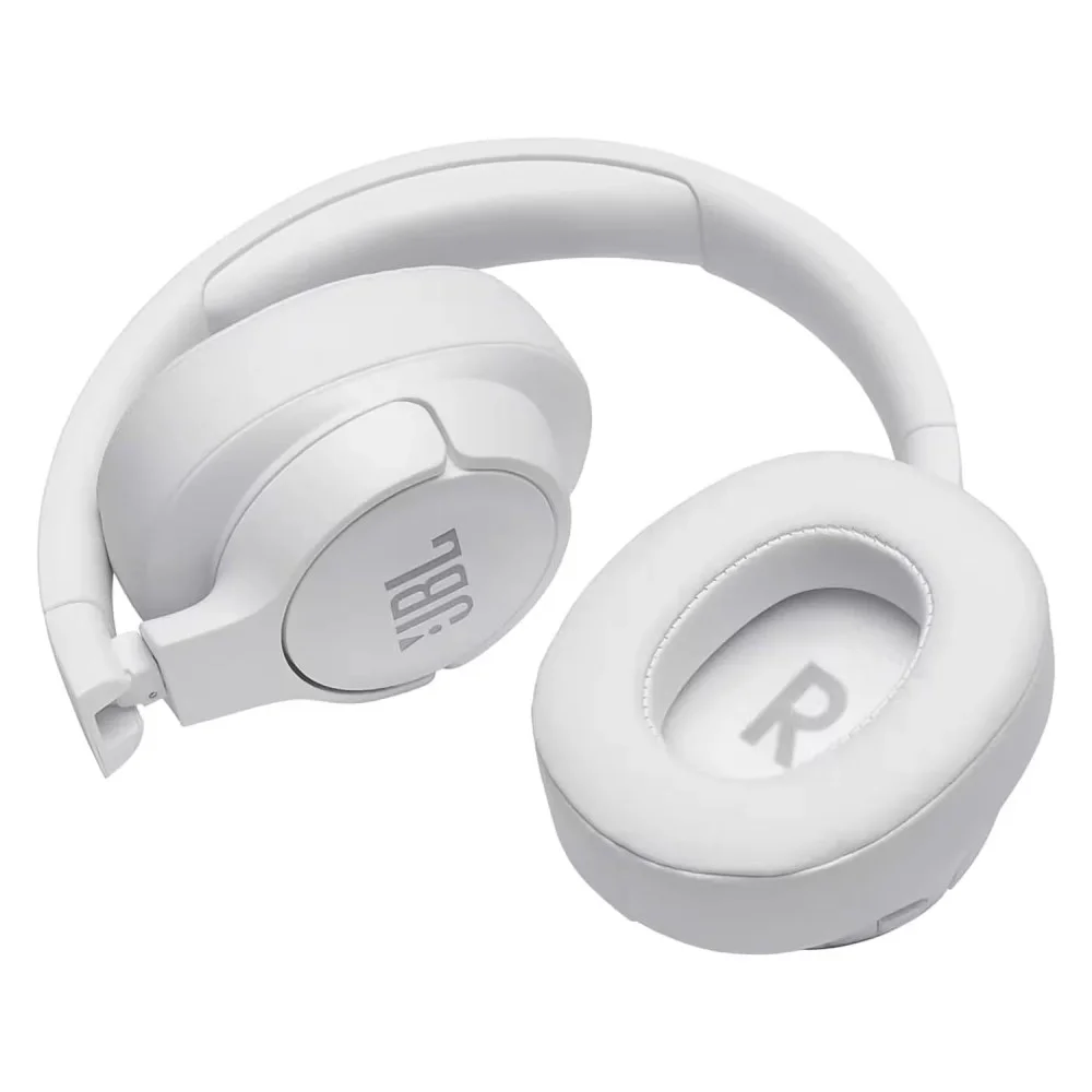 Imagem 4 de 4 do produto Fone De Ouvido Sem Fio Jbl Tune T720bt Bluetooth 5.3 Pure Bass Dobrável Microfone 76h Bateria Branco