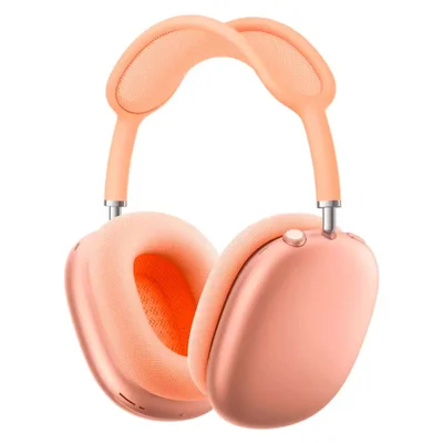 Fone De Ouvido Apple Airpods Max Mww73am/a Usb-c Over-ear Cancelamento Ativo Ruído Áudio Espacial Laranja Coral