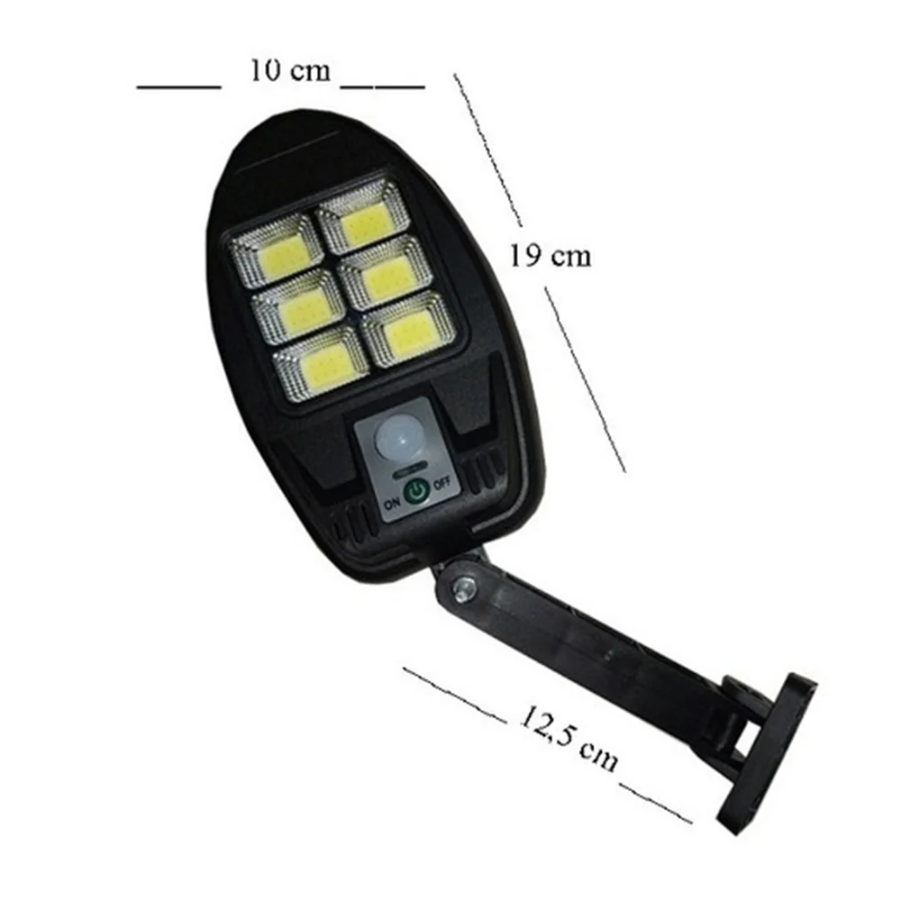 Imagem 2 de 5 do produto Luminaria Solar Sensor De Movimento Presença LED Externo 3 Modos Parede Poste