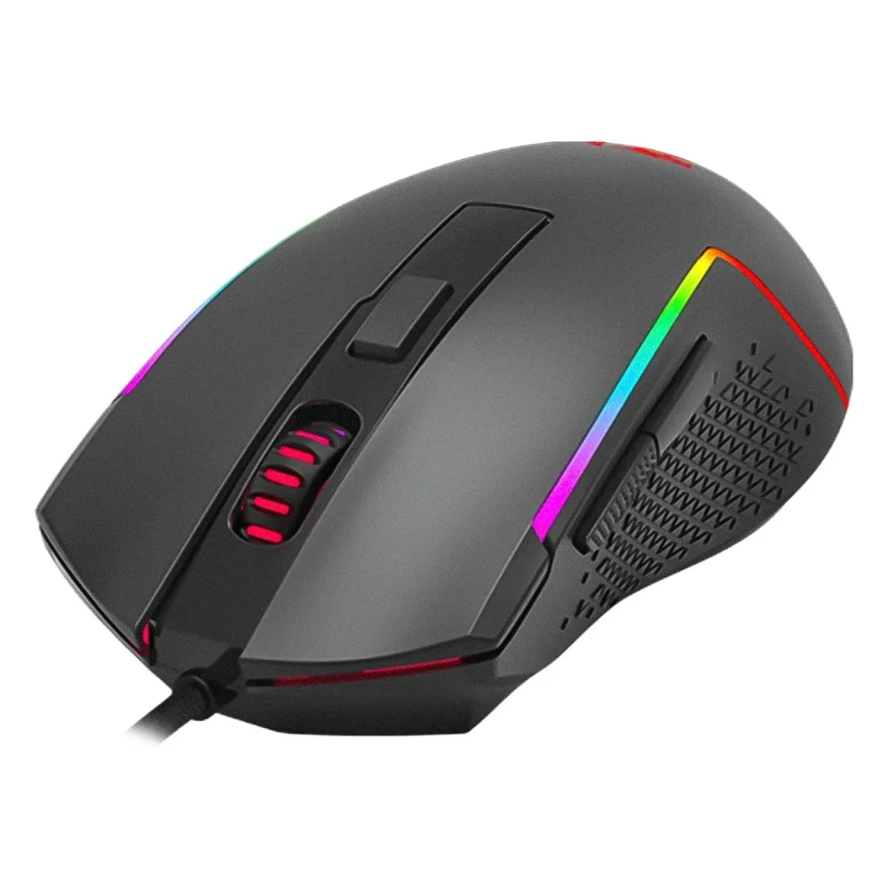 Imagem 4 de 4 do produto Mouse Gamer Redragon M616 Trident 10000 Dpi Sensor Pixart Usb RGB Chroma Ajustável Cabo Reforçado Preto
