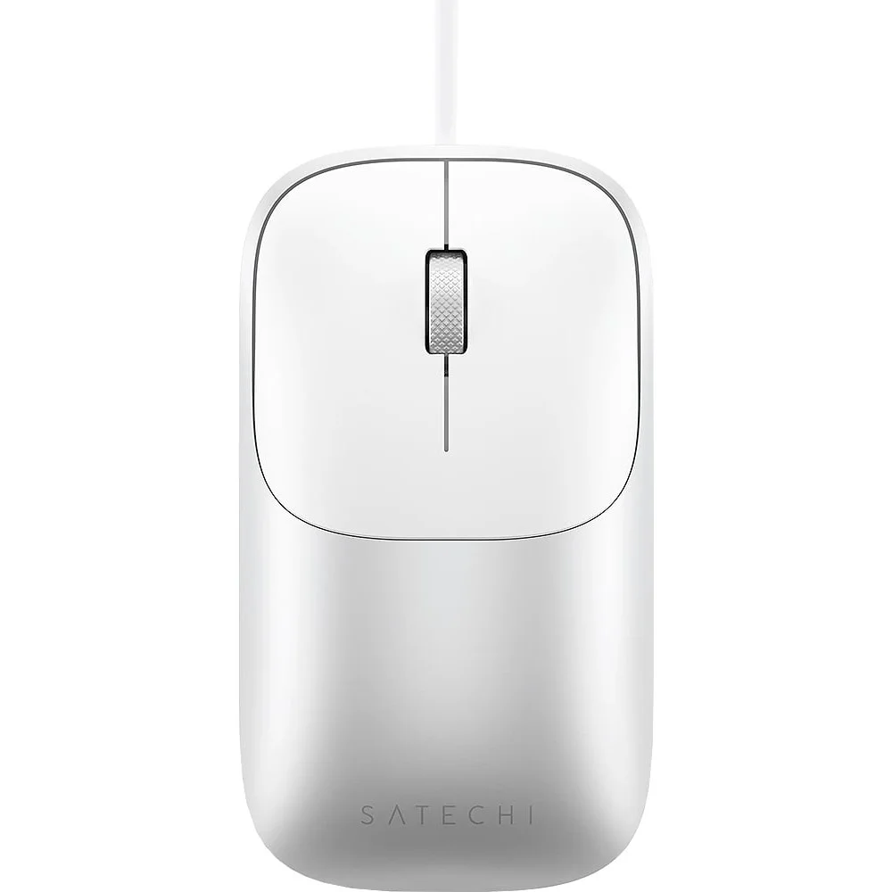 Mouse Com Fio Satechi Slim Lx Wired Mn25sth08 Ergonômico Usb-c Design Fino Alumínio Precisão Alta Performance Prata Compatível Mac WINDOWS Mouse Com Fio Satechi Slim Lx Wired Mn25sth08 Ergonômico Usb-c Design Fino Alumínio Precisão Alta Performance Prata Compatível Mac WINDOWS